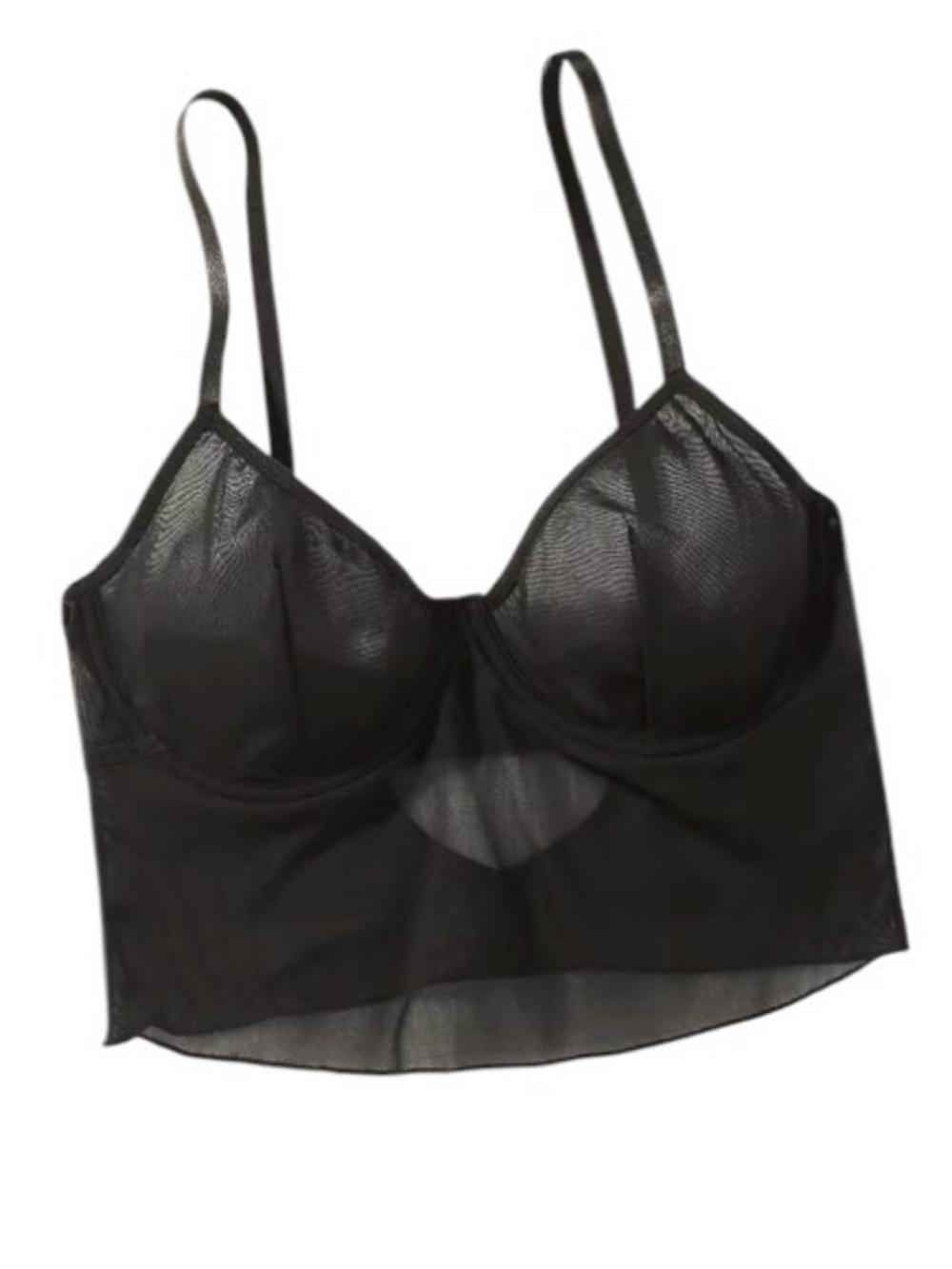NWOT — Black Mesh Bralette 🖤